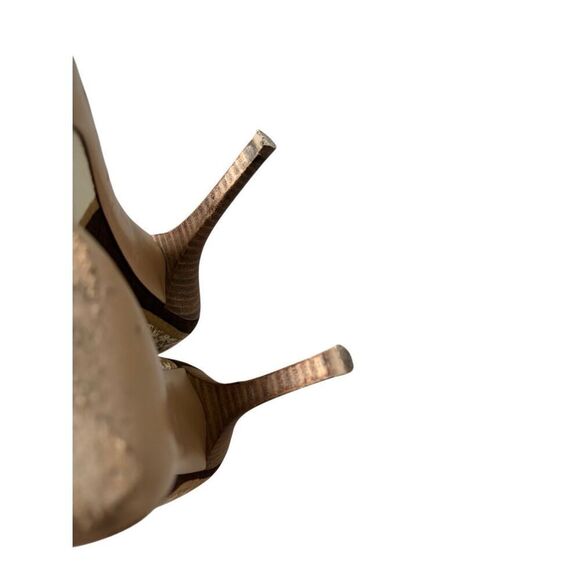 Miu Miu Women's Printed Fabric Pointed Heels EU 36.5 US 6.5 Yellow Brown - Picture 7 of 10